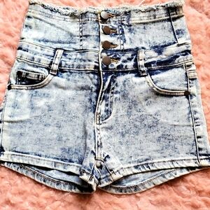 High Waisted Jeans Shorts